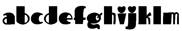 Girl kiss FONT
