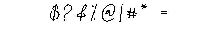 Girlbaby Font OTHER CHARS