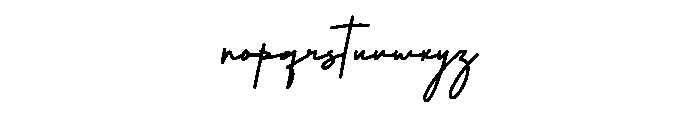 Girlbaby Font LOWERCASE