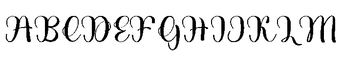 Girlchat Font UPPERCASE