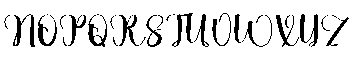 Girlchat Font UPPERCASE