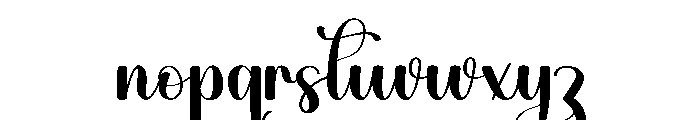 Girlchat Font LOWERCASE