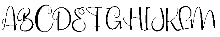 Girldate Cinematica Font UPPERCASE