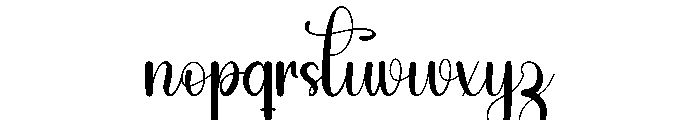 Girls Dream Font LOWERCASE
