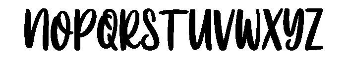 Girls Dreams Bold Font UPPERCASE