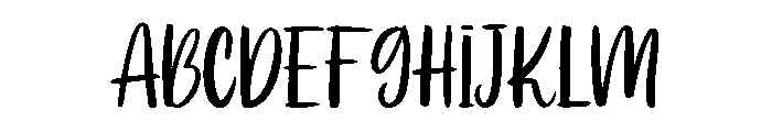 Girls Dreams Font UPPERCASE