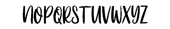 Girls Dreams Font UPPERCASE