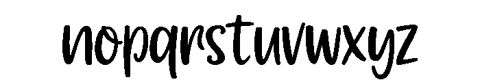 Girls Dreams Font LOWERCASE