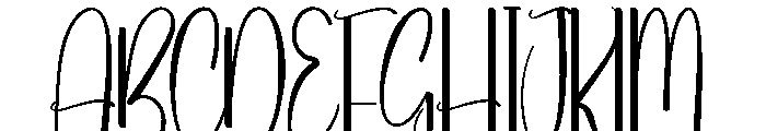 Girls February Font UPPERCASE