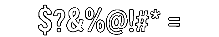 Girlsdayout Fiesta Outline Reg Font OTHER CHARS