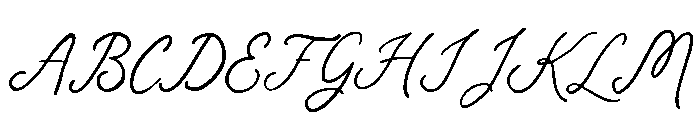 Girlsdayout Fiesta Script Reg Font UPPERCASE