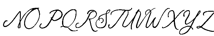 Girlsdayout Fiesta Script Reg Font UPPERCASE