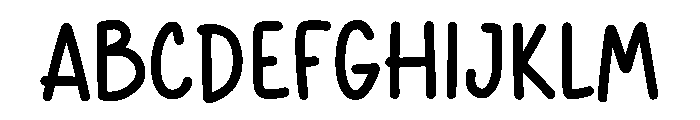 Girly Bunny Font UPPERCASE