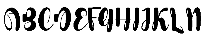 Girly Soulmate Font UPPERCASE