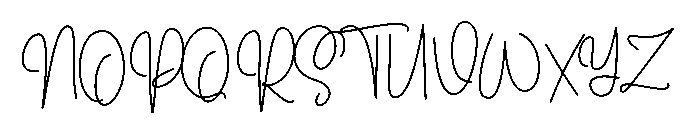 Girlys Seathing Font UPPERCASE