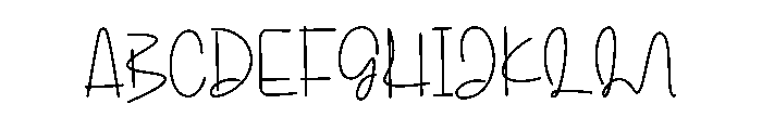 Girlys Wilonadays Font UPPERCASE