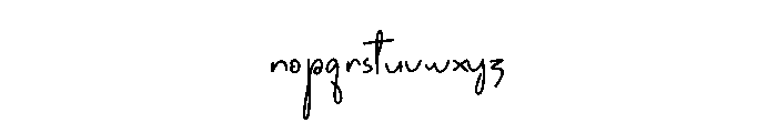 Girlys Wilonadays Font LOWERCASE