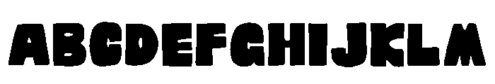 Girthquake Regular Font UPPERCASE