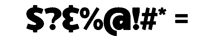 Giscoa Font OTHER CHARS