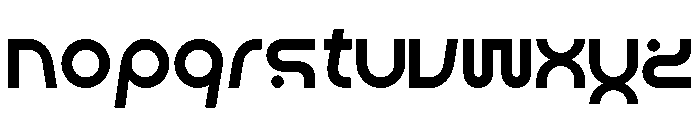 Gisgax Regular Font LOWERCASE