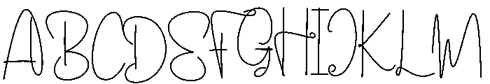 Gishely Signature Font UPPERCASE