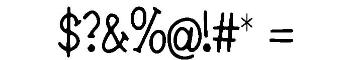 Gita Font OTHER CHARS