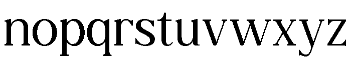 Giteral Regular Font LOWERCASE
