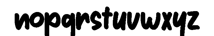 Giuky Font LOWERCASE