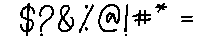 Give Card Font OTHER CHARS