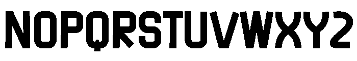 Give Up Font LOWERCASE