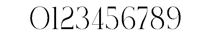 Given Font OTHER CHARS