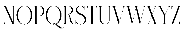 Given Font UPPERCASE