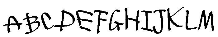 Givikoo Font UPPERCASE