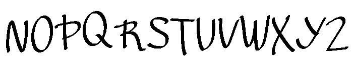 Givikoo Font UPPERCASE