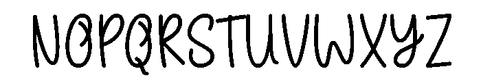 Giving Hope Font UPPERCASE