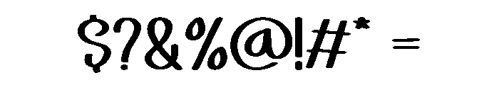 Giving Notes Regular Font OTHER CHARS