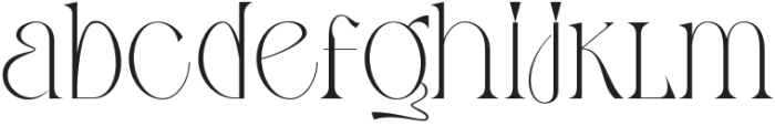 GIBEon Thin SE otf (100) Font LOWERCASE