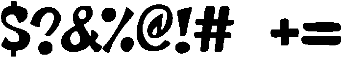 GINGERBREAD Regular otf (400) Font OTHER CHARS