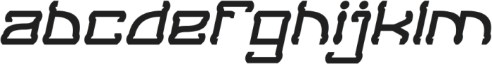 GIRAFFE Bold Italic otf (700) Font LOWERCASE
