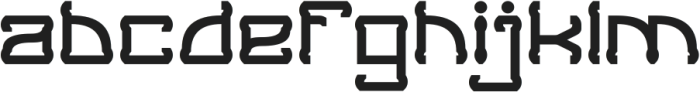 GIRAFFE Bold otf (700) Font LOWERCASE