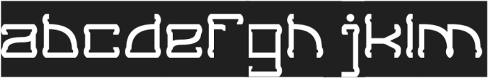 GIRAFFE-Inverse otf (400) Font LOWERCASE