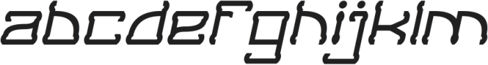 GIRAFFE Italic otf (400) Font LOWERCASE