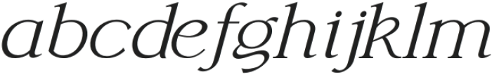 GIRONA - Alubia type Italic otf (400) Font LOWERCASE