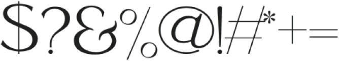GIRONA - Alubia type Regular otf (400) Font OTHER CHARS