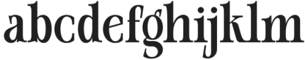 GISSON Regular otf (400) Font LOWERCASE