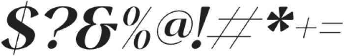 Giahfita Italic otf (400) Font OTHER CHARS