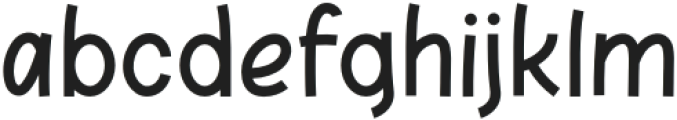 Giangu Regular otf (400) Font LOWERCASE