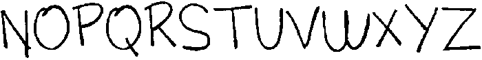 Gianome Regular otf (400) Font UPPERCASE
