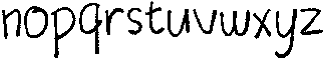 Gianome Regular otf (400) Font LOWERCASE