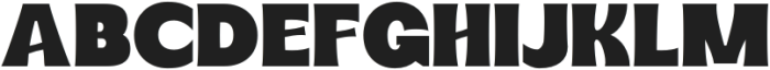 Giant Display Regular otf (400) Font UPPERCASE